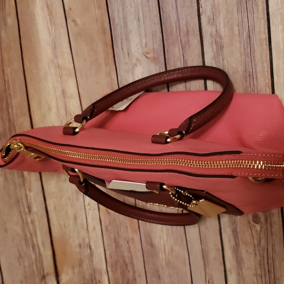 Coach Pink and Brown Satchel - Picture 12 of 12